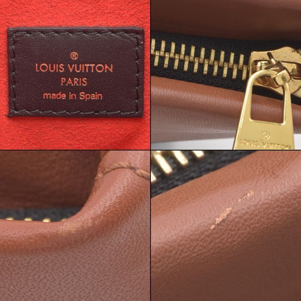 Louis Vuitton Leather Flat Pochette Brown Tuilseau Shoulder Clutch Bag - Picture 5 of 5